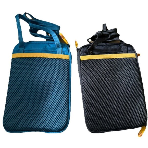 MO4Travel Bundle Two Pouches 6 Pocket Zippers Mesh Lightweight Padded Nw/oT - Picture 3 of 6